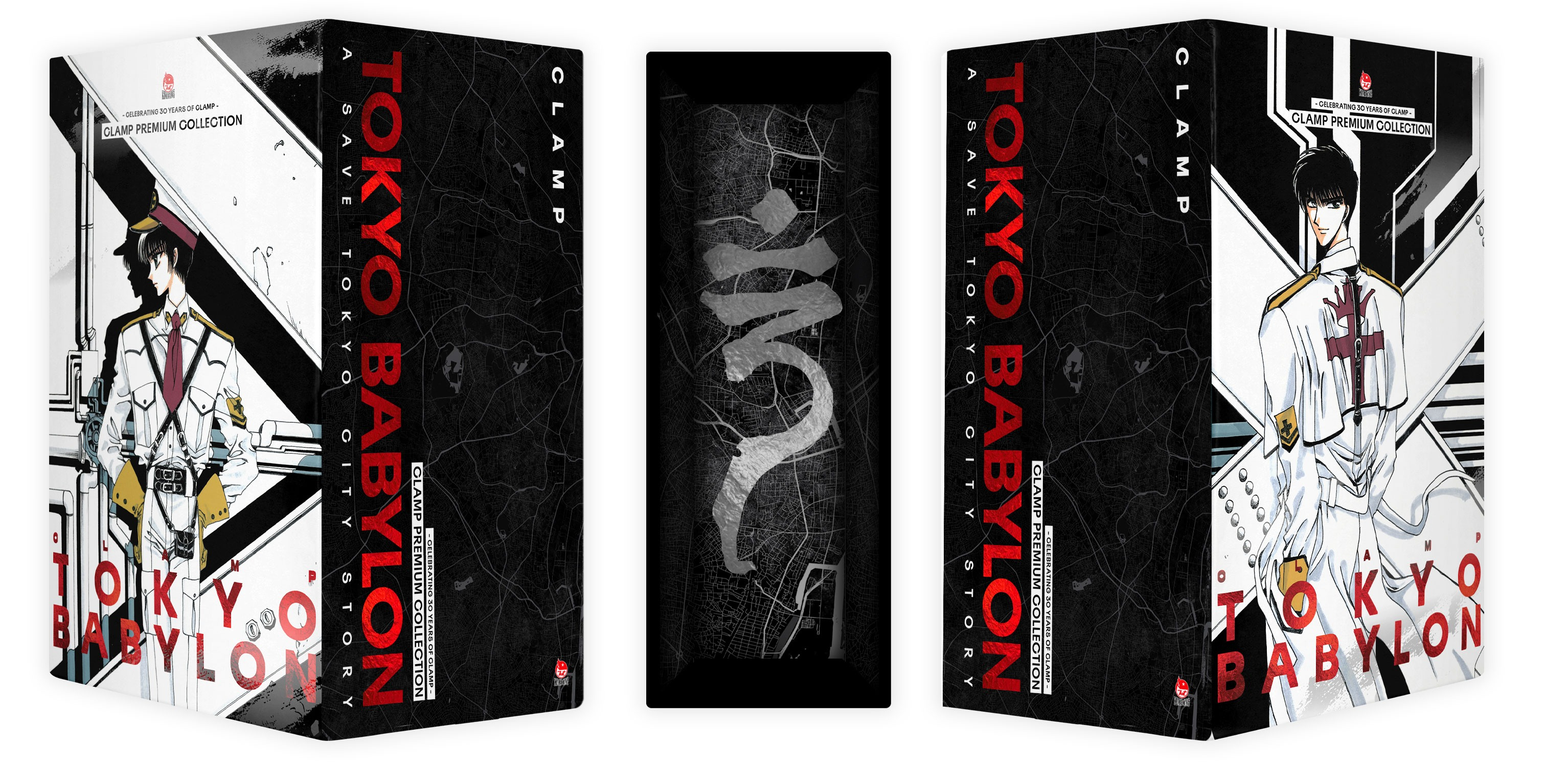 boxset tokyo babylon (hộp 7 tập) - tặng kèm set 3 postcard + phong bì