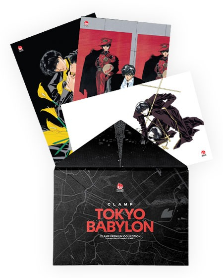 boxset tokyo babylon (hộp 7 tập) - tặng kèm set 3 postcard + phong bì