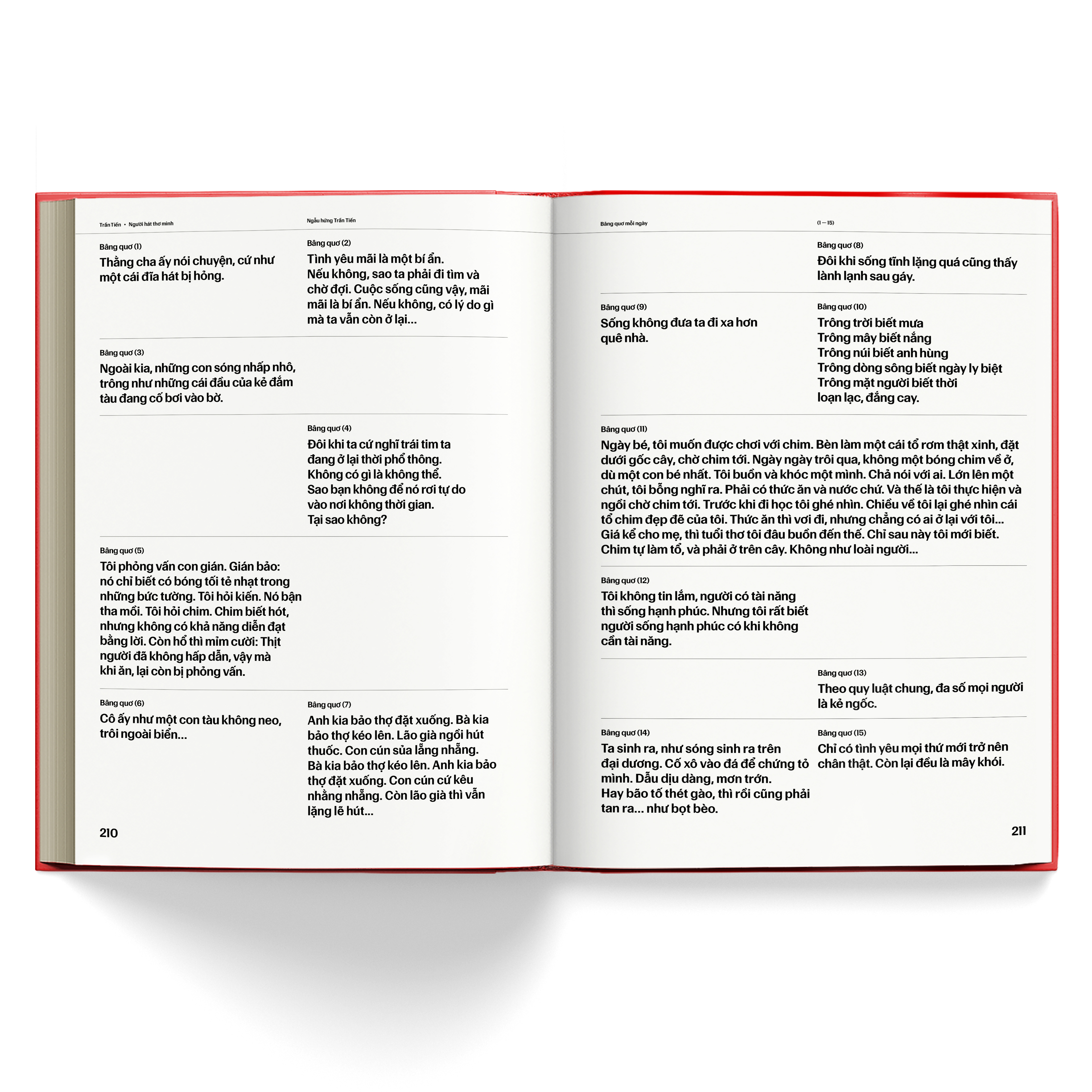 Boxset Trần Tiến - Người Hát Thơ Mình - Ca Khúc Và Những Câu Chuyện - Bìa Cứng - Kèm Poster 2 Mặt