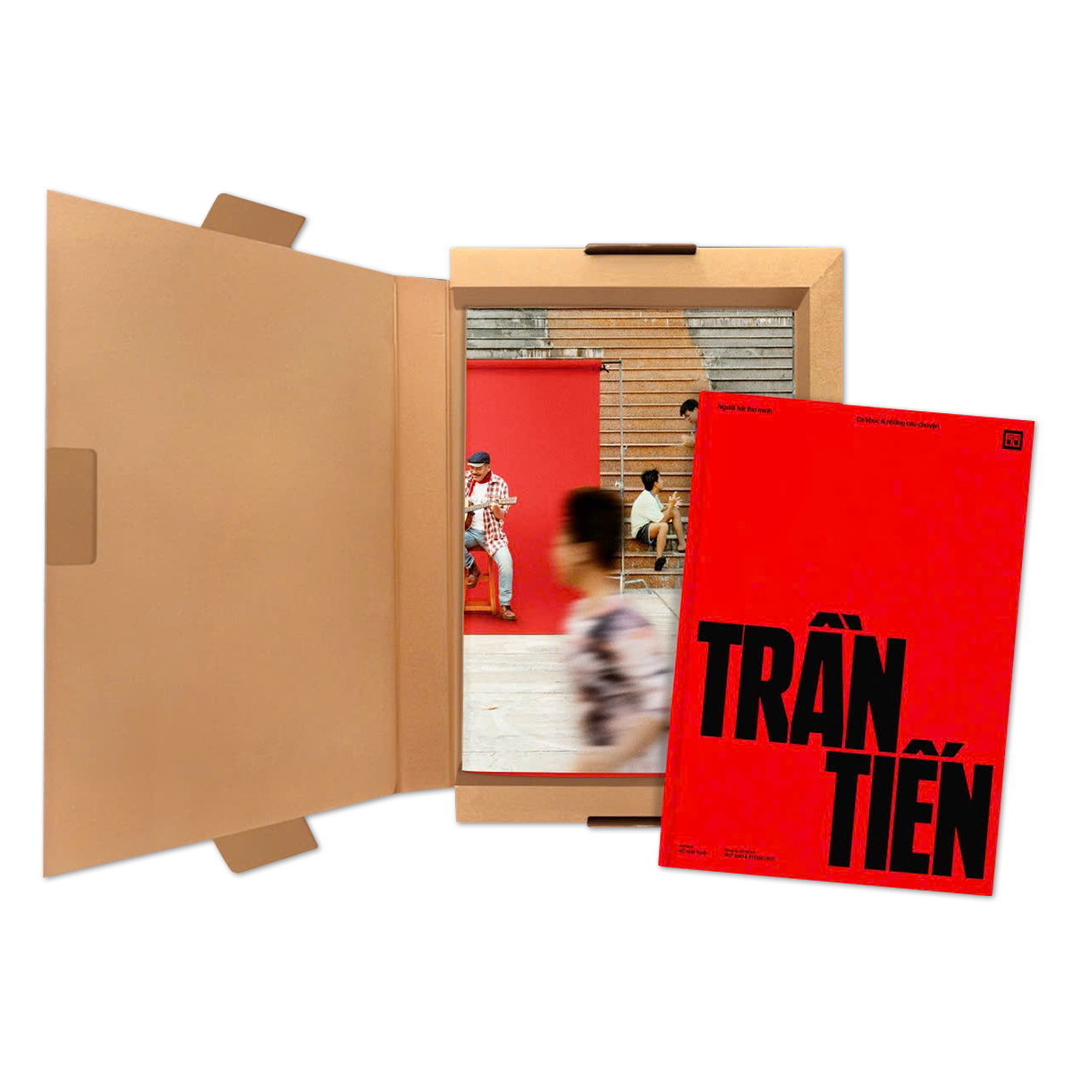 Boxset Trần Tiến - Người Hát Thơ Mình - Ca Khúc Và Những Câu Chuyện - Bìa Cứng - Kèm Poster 2 Mặt