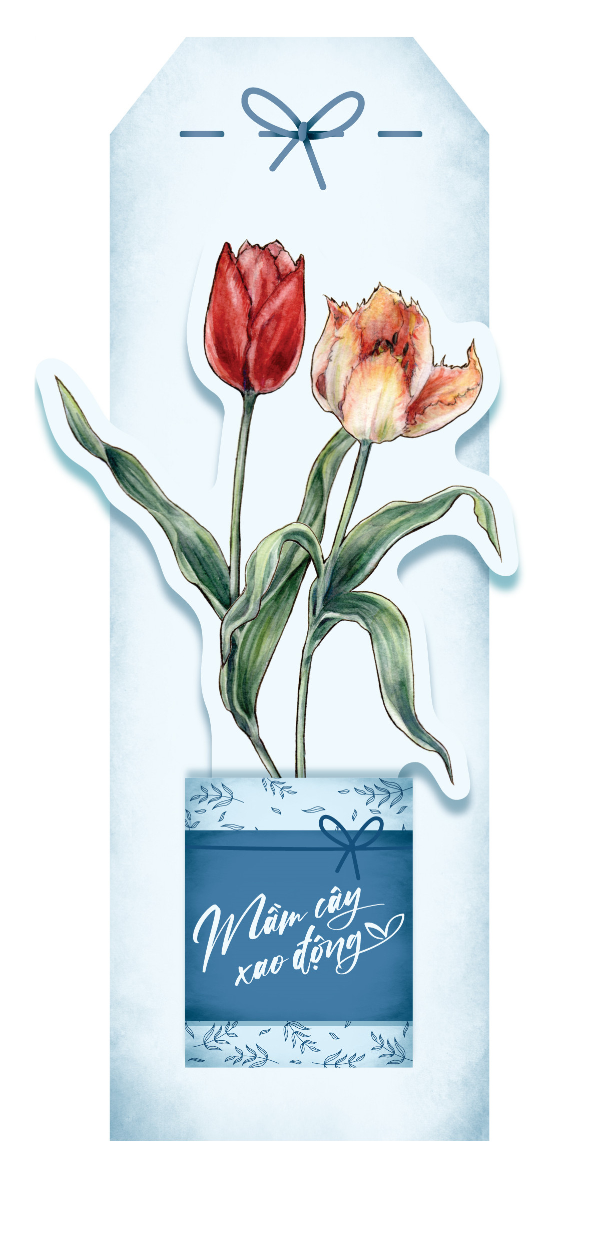 boxset tulip x mimosa - mầm cây xao động + cây lá mùa xuân (bộ 2 cuốn) - bản giới hạn - tặng kèm 1 hộp boxset + 4 bookmark + 2 bookmark case + 2 poster