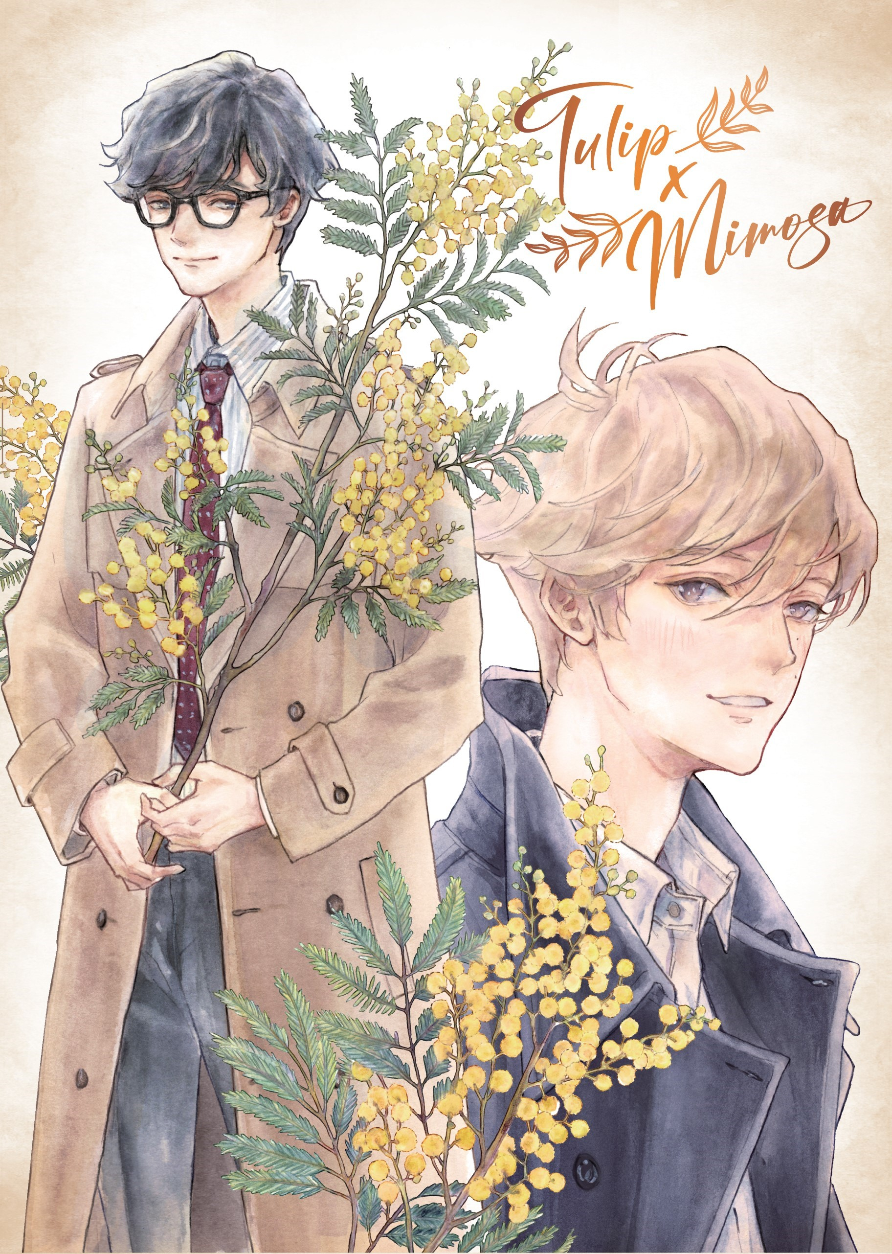 boxset tulip x mimosa - mầm cây xao động + cây lá mùa xuân (bộ 2 cuốn) - bản giới hạn - tặng kèm 1 hộp boxset + 4 bookmark + 2 bookmark case + 2 poster