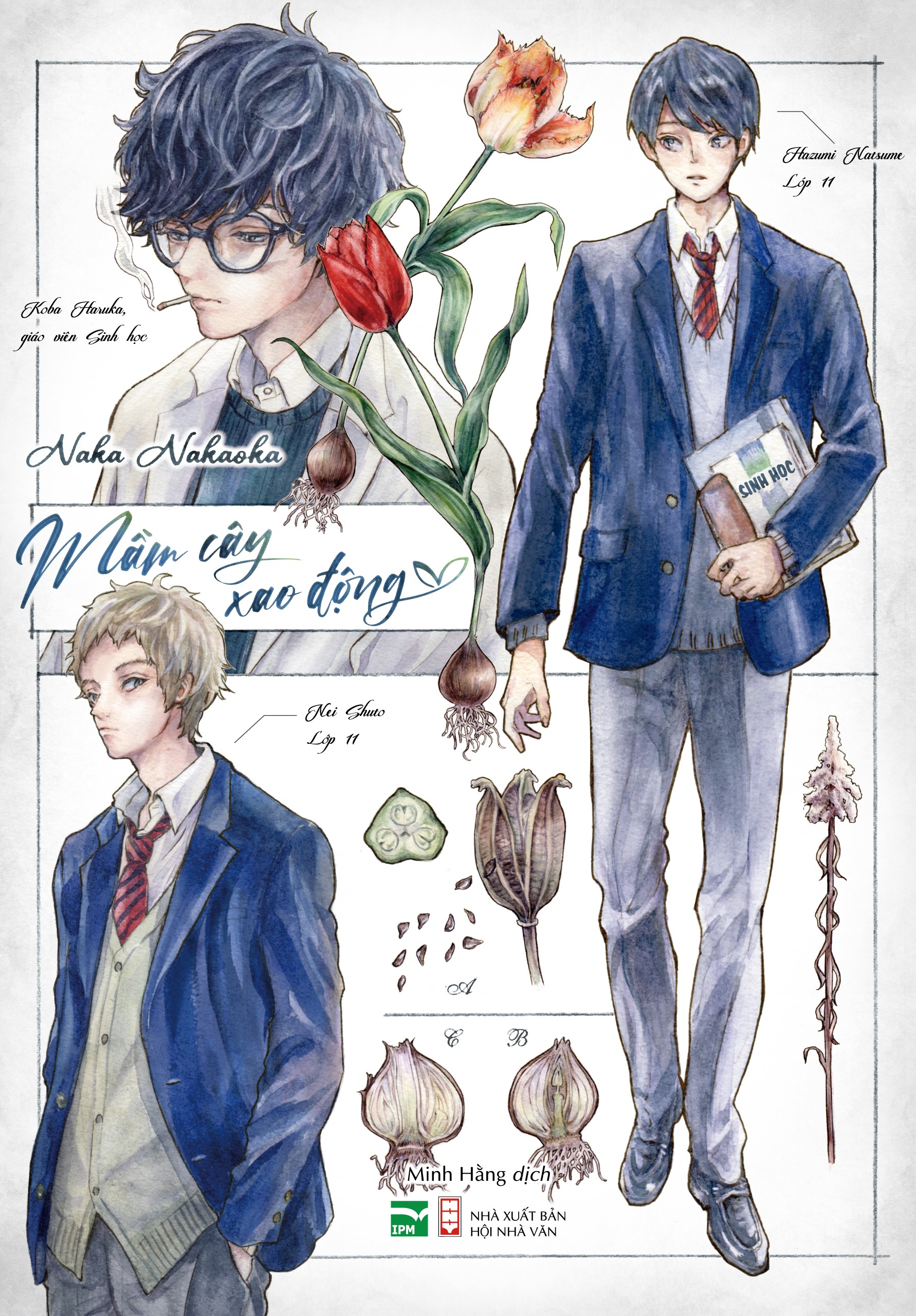 boxset tulip x mimosa - mầm cây xao động + cây lá mùa xuân (bộ 2 cuốn) - bản giới hạn - tặng kèm 1 hộp boxset + 4 bookmark + 2 bookmark case + 2 poster