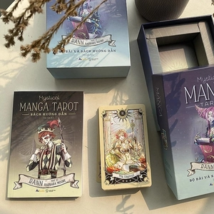 boxset việt hoá - mystical manga tarot (bộ bài và sách hướng dẫn)