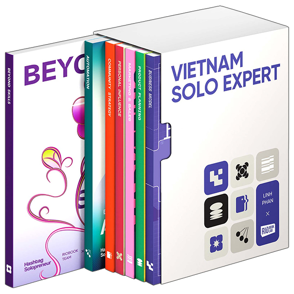 Boxset Vietnam Solo Expert - 7 Cong Cu Giup Ban Lam Chu Su Nghiep Kinh Doanh Chuyen Mon Doc Lap (Hop 7 Cuon)