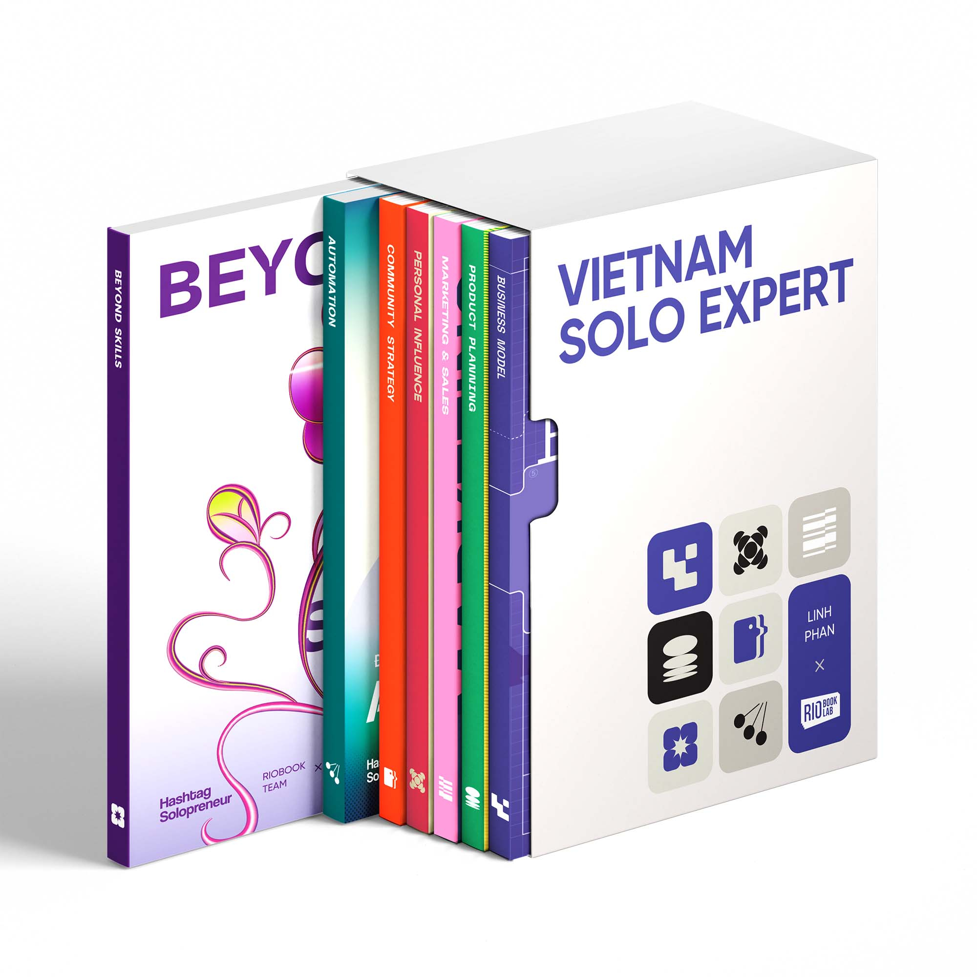 Boxset Vietnam Solo Expert - 7 Cong Cu Giup Ban Lam Chu Su Nghiep Kinh Doanh Chuyen Mon Doc Lap (Hop 7 Cuon)