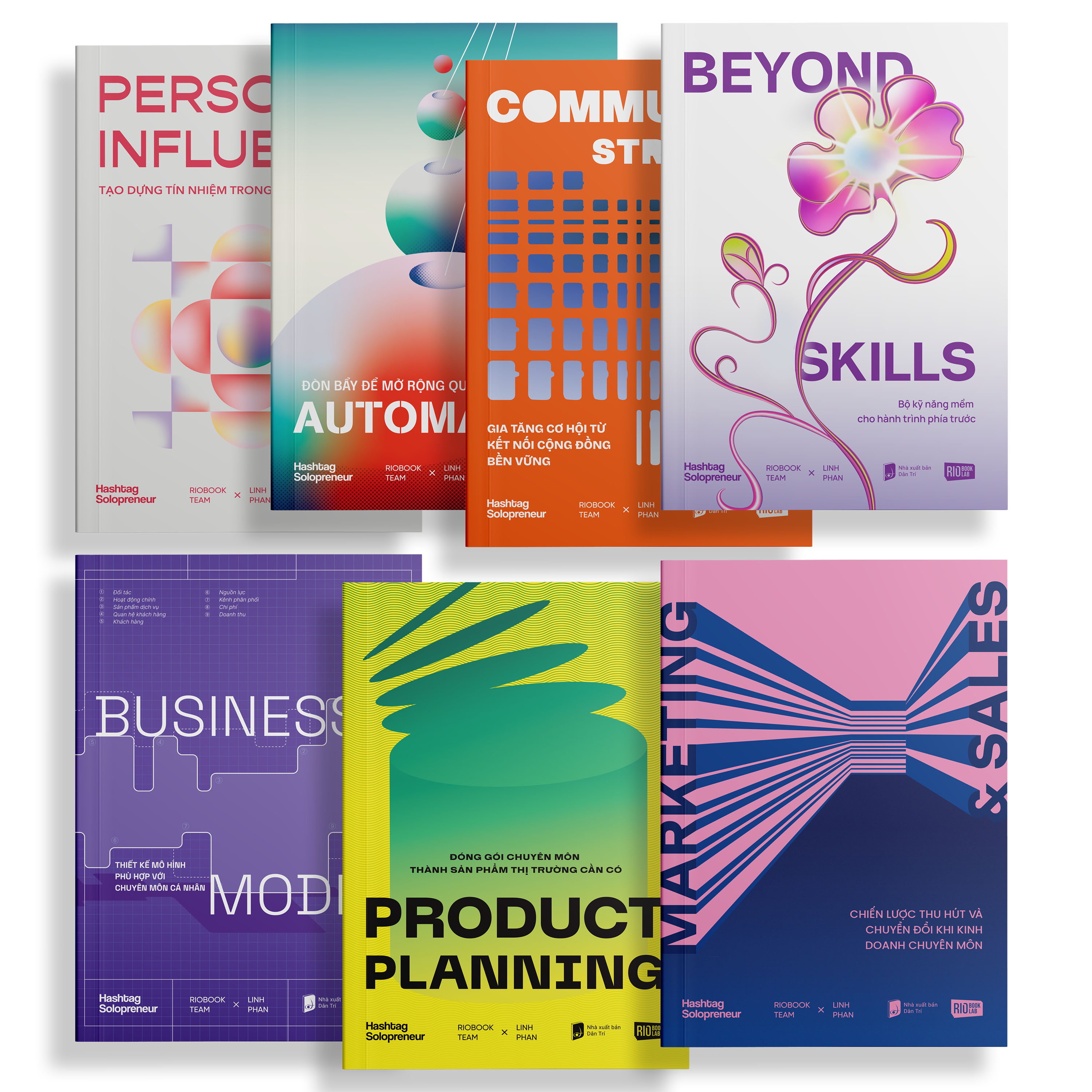 Boxset Vietnam Solo Expert - 7 Cong Cu Giup Ban Lam Chu Su Nghiep Kinh Doanh Chuyen Mon Doc Lap (Hop 7 Cuon)