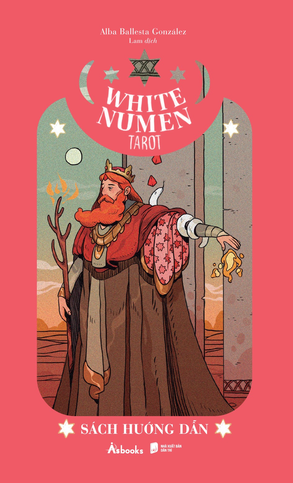 boxset white numen tarot (bộ bài + sách hướng dẫn) - tặng kèm bộ quà all-in: sổ xé in bìa art bài + bộ postcard in hình art bài kèm lịch 2025 + móc khóa in art bài random