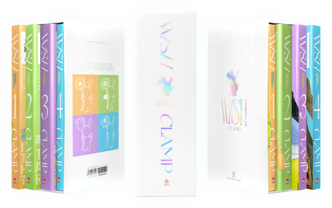 boxset wish - clamp (bộ 4 cuốn)
