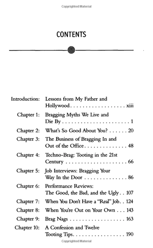 brag!: the art of tooting your own horn without blowing it