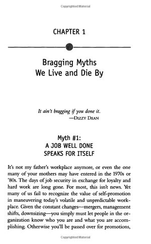 brag!: the art of tooting your own horn without blowing it