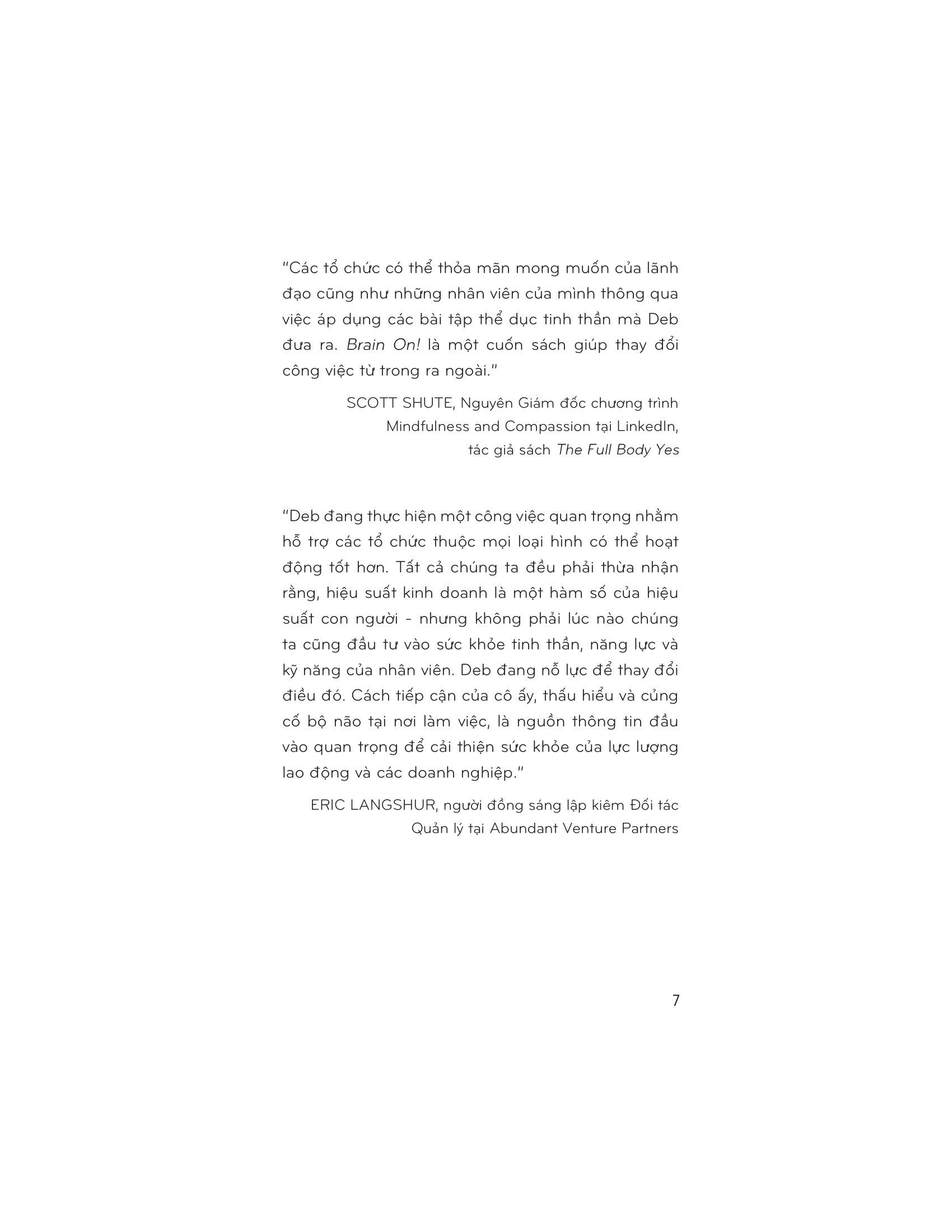 brain on! - rèn luyện tâm trí trong công việc