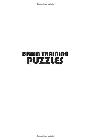 brain training puzzles - over 150 stimulating puzzles