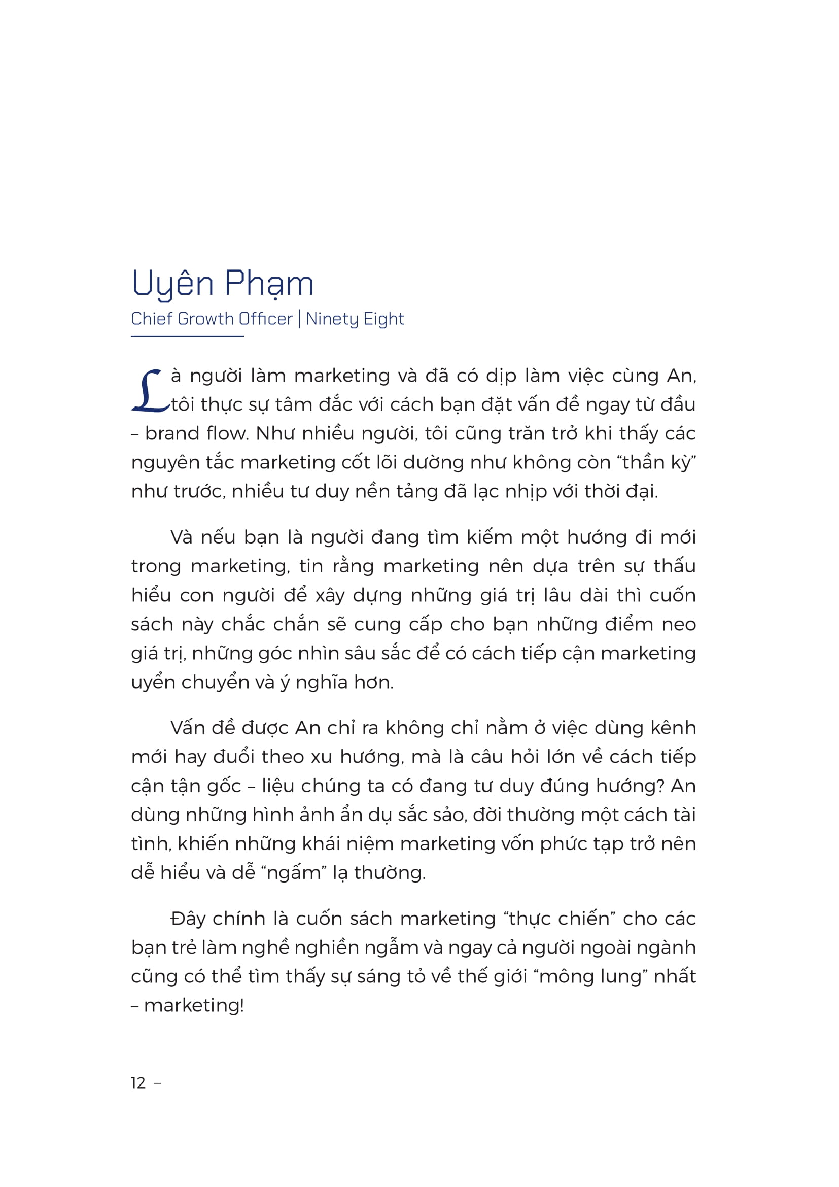 Brand Flow - Cham. Chay. Lan Toa - Tu Duy Cua Nuoc Trong Xay Dung Thuong Hieu