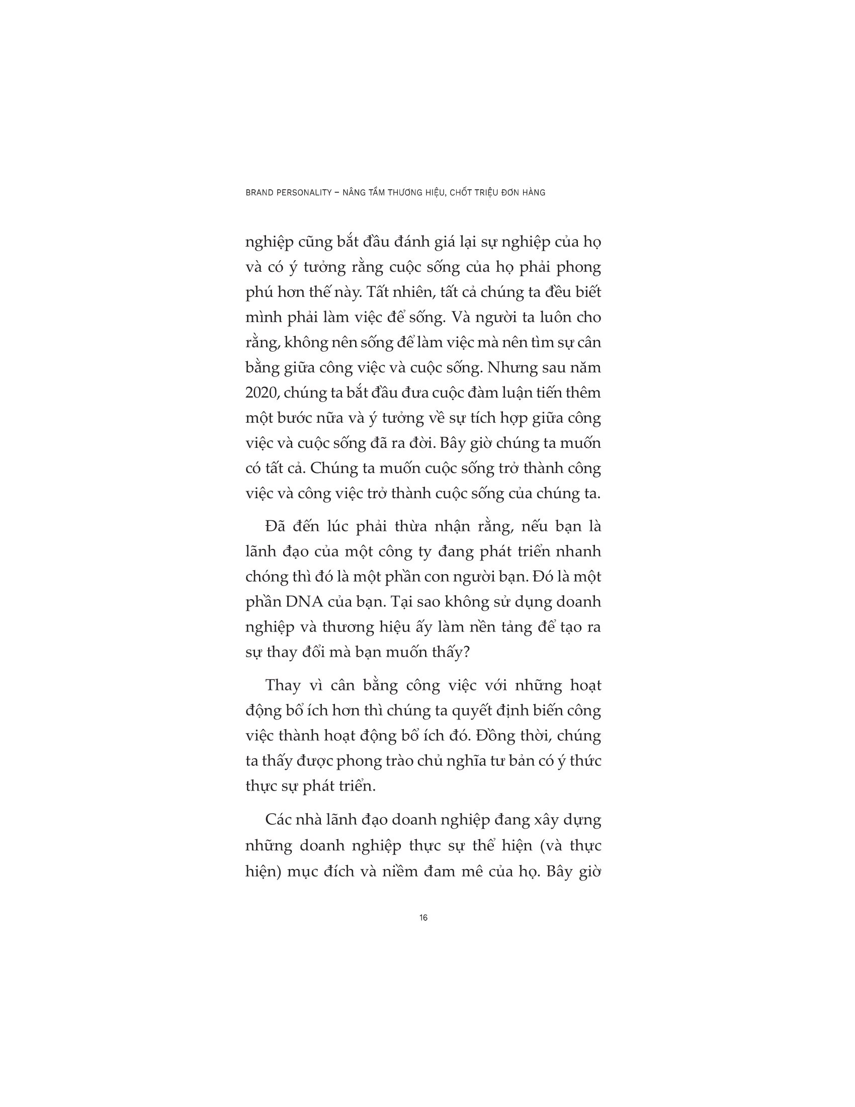 brand personality - nâng tầm thương hiệu, chốt triệu đơn hàng