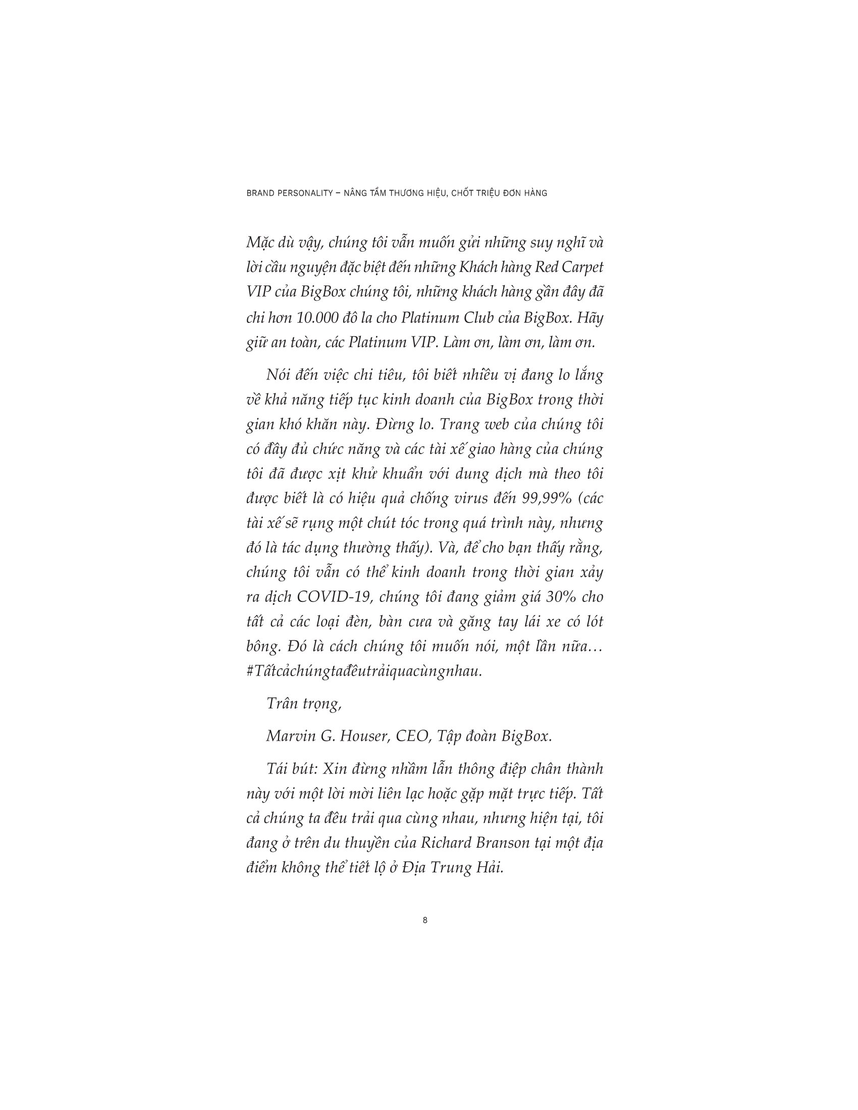 brand personality - nâng tầm thương hiệu, chốt triệu đơn hàng