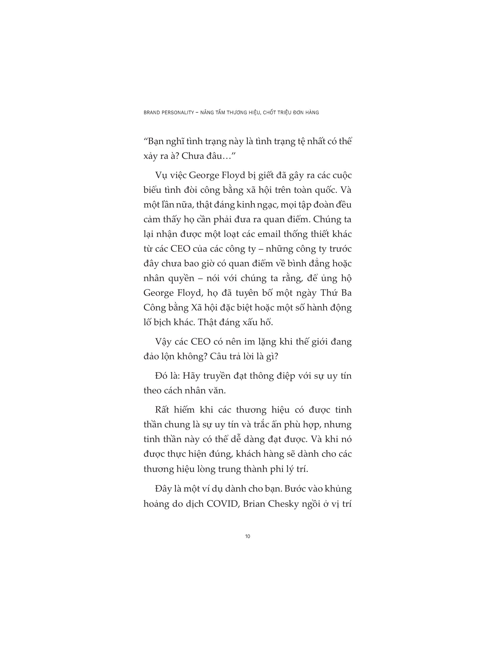 brand personality - nâng tầm thương hiệu, chốt triệu đơn hàng