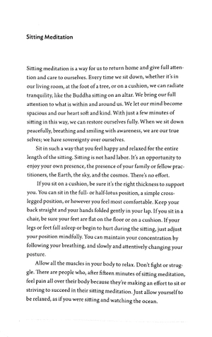 breathe: a thich nhat hanh meditation journal