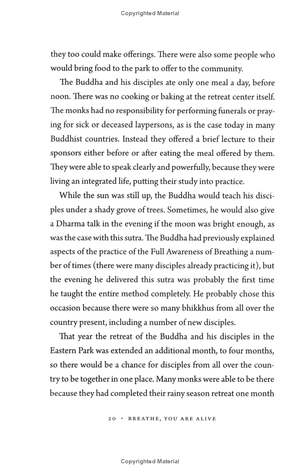 breathe, you are alive!