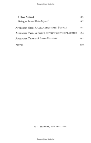 breathe, you are alive!