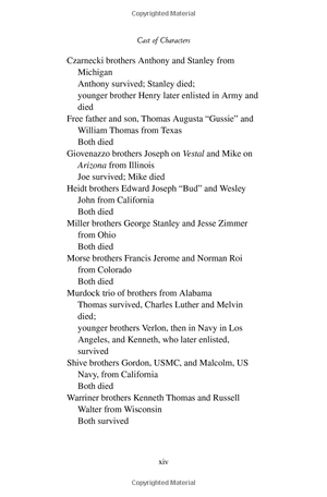 brothers down: pearl harbor and the fate of the many brothers aboard the uss arizona