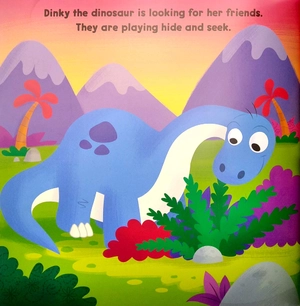 brown watson 'dinosaur hide, dinosaur seek' picture book