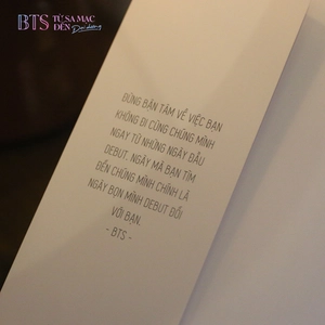 bts - từ sa mạc đến đại dương - bản đặc biệt - tặng kèm card bo góc nhựa 2 mặt kích thước 7x10cm