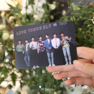bts - từ sa mạc đến đại dương - bản đặc biệt - tặng kèm card bo góc nhựa 2 mặt kích thước 7x10cm