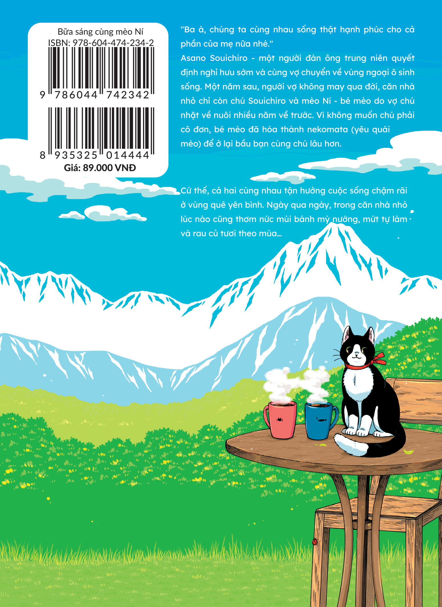 bữa sáng cùng mèo ní - bản đặc biệt - tặng kèm lót ly giấy + huy hiệu