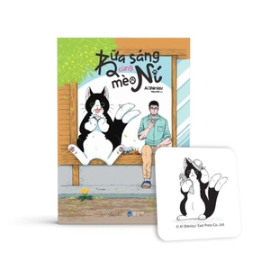 bữa sáng cùng mèo ní - tặng kèm lót ly giấy