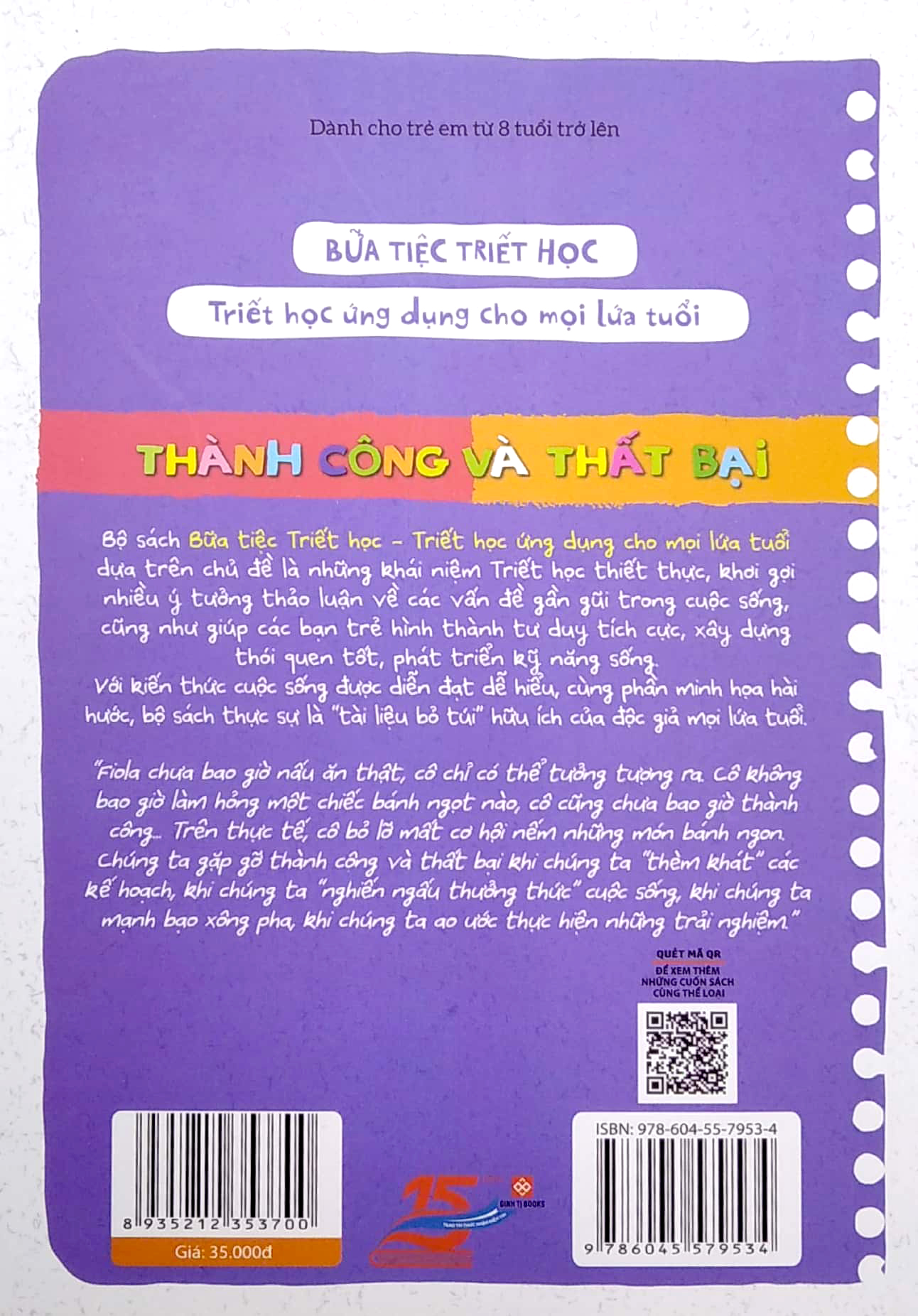 bữa tiệc triết học - triết học ứng dụng cho mọi lứa tuổi - thành công và thất bại