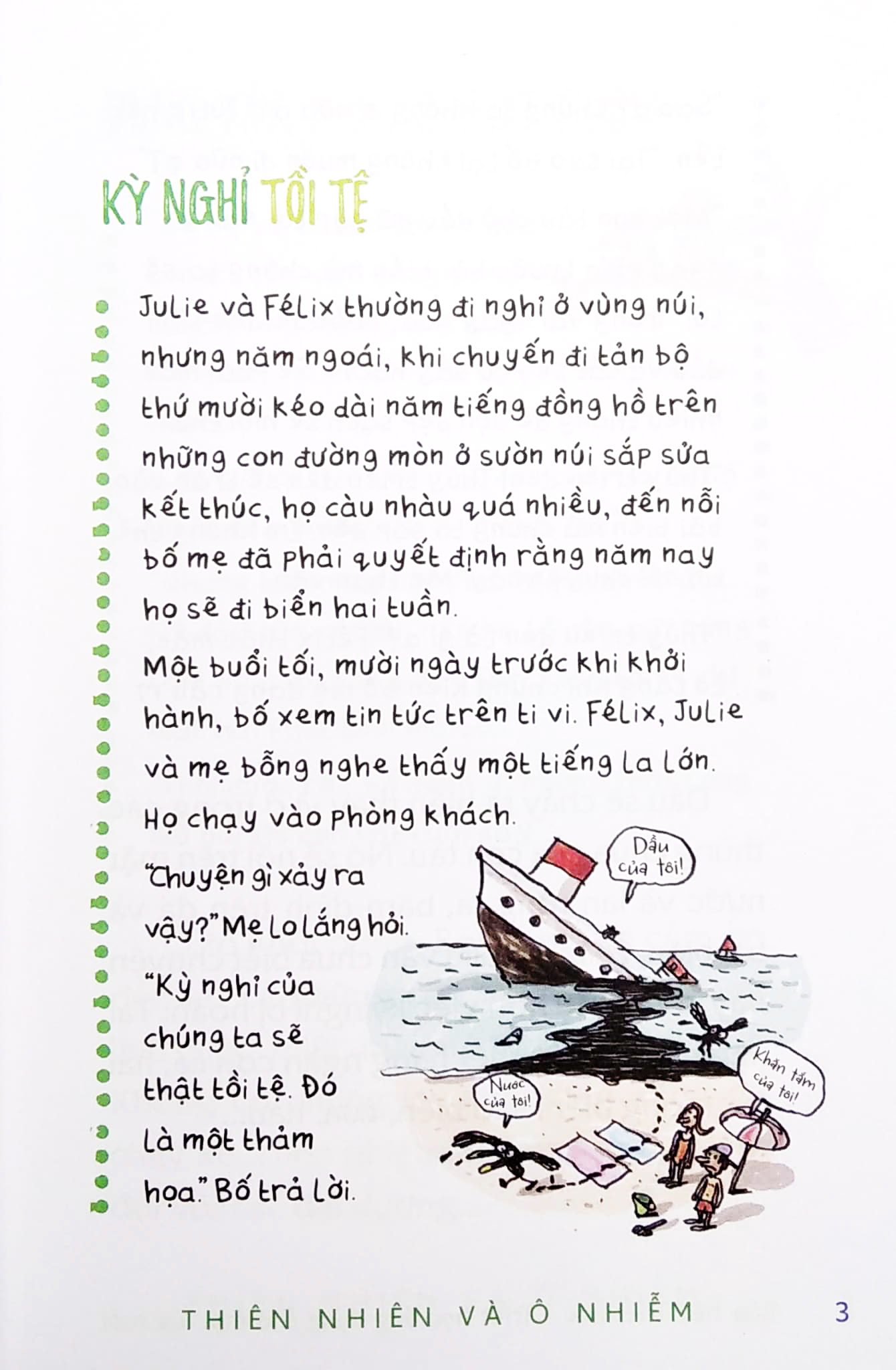 bữa tiệc triết học - triết học ứng dụng cho mọi lứa tuổi - thiên nhiên và ô nhiễm