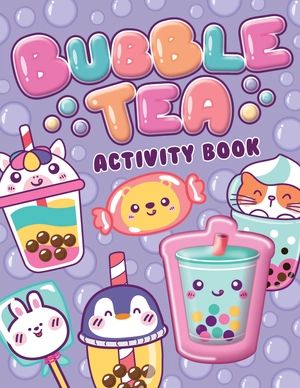 bubble tea - activity book with squishy