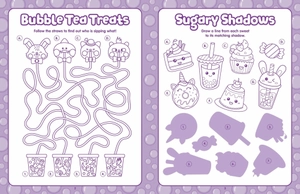 bubble tea - activity book with squishy