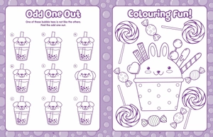 bubble tea - activity book with squishy