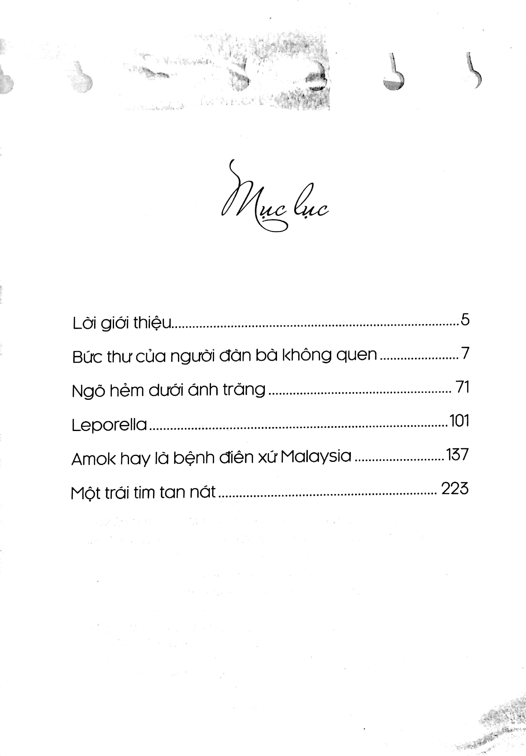 bức thư của người đàn bà không quen