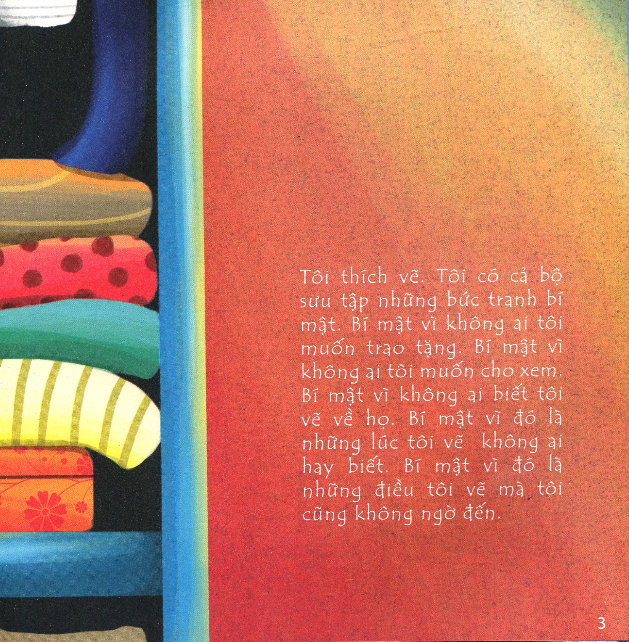 bức tranh bí mật - giúp bé làm chủ cảm xúc