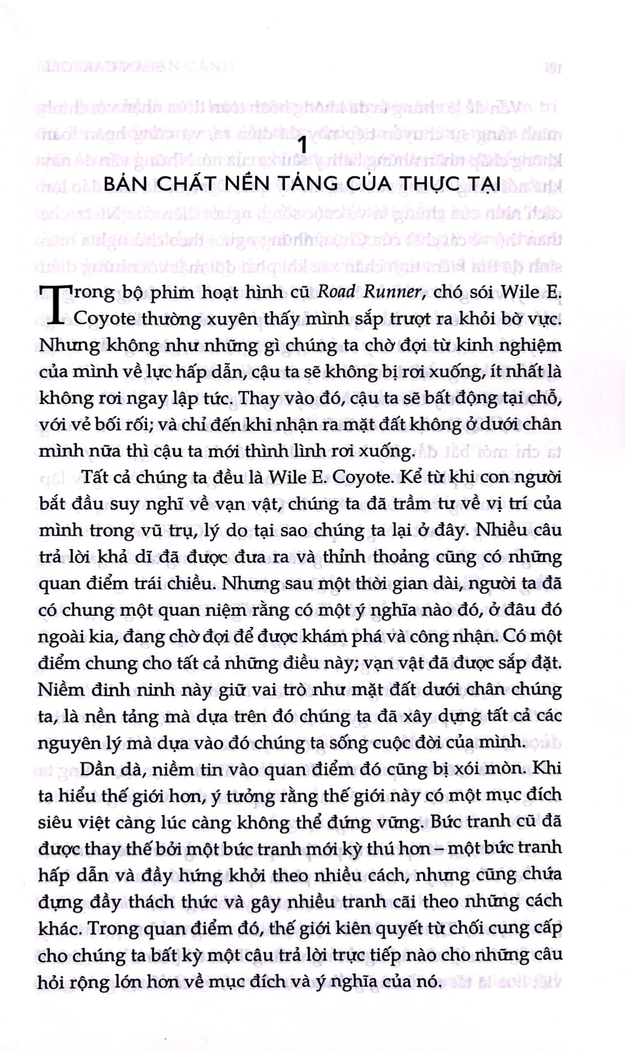 bức tranh toàn cảnh - nguồn gốc của sự sống, của nghĩa lý và của chính vũ trụ
