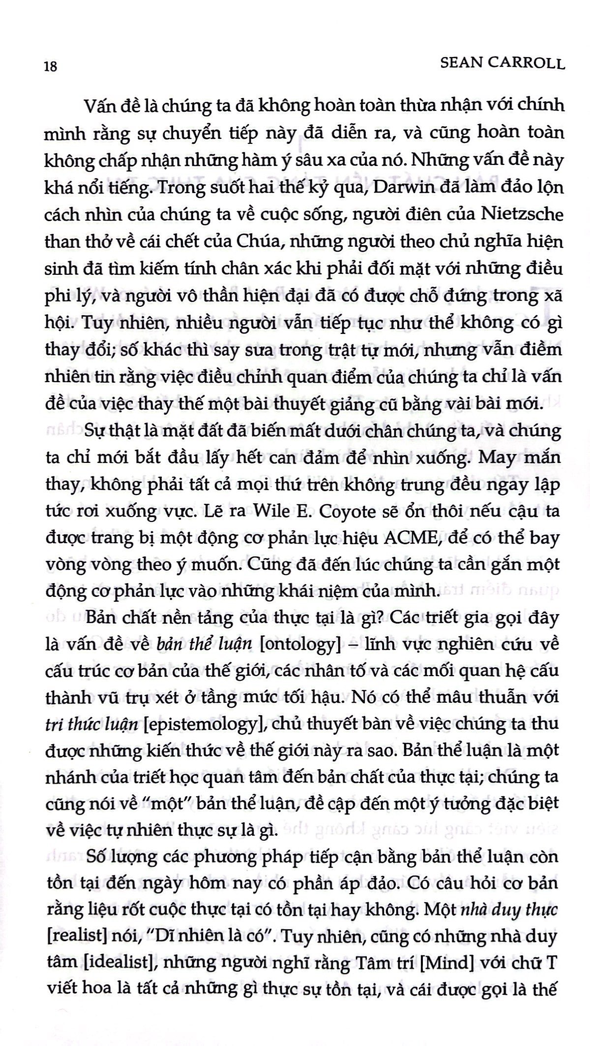 bức tranh toàn cảnh - nguồn gốc của sự sống, của nghĩa lý và của chính vũ trụ