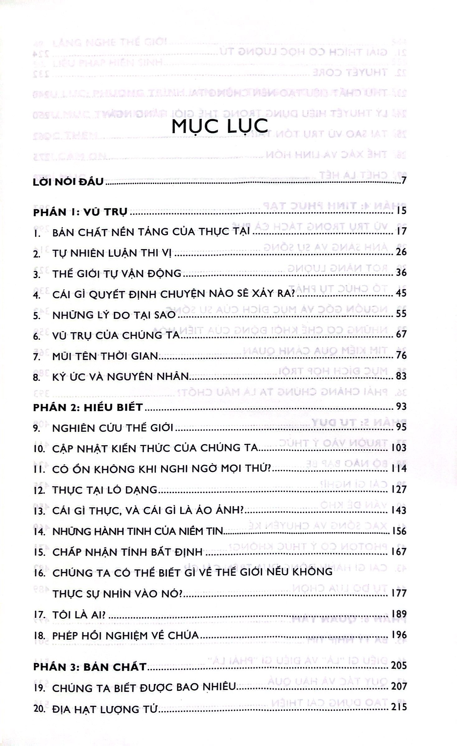 bức tranh toàn cảnh - nguồn gốc của sự sống, của nghĩa lý và của chính vũ trụ