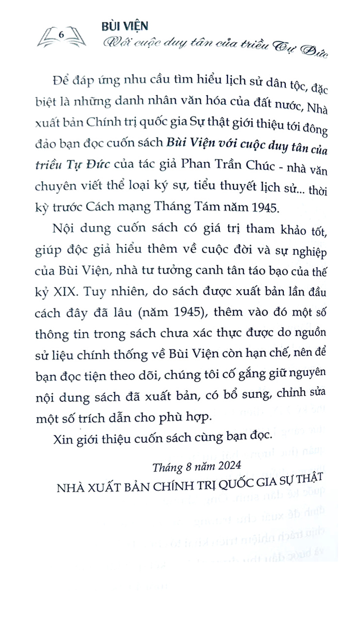 bùi viện với cuộc duy tân của triều tự đức
