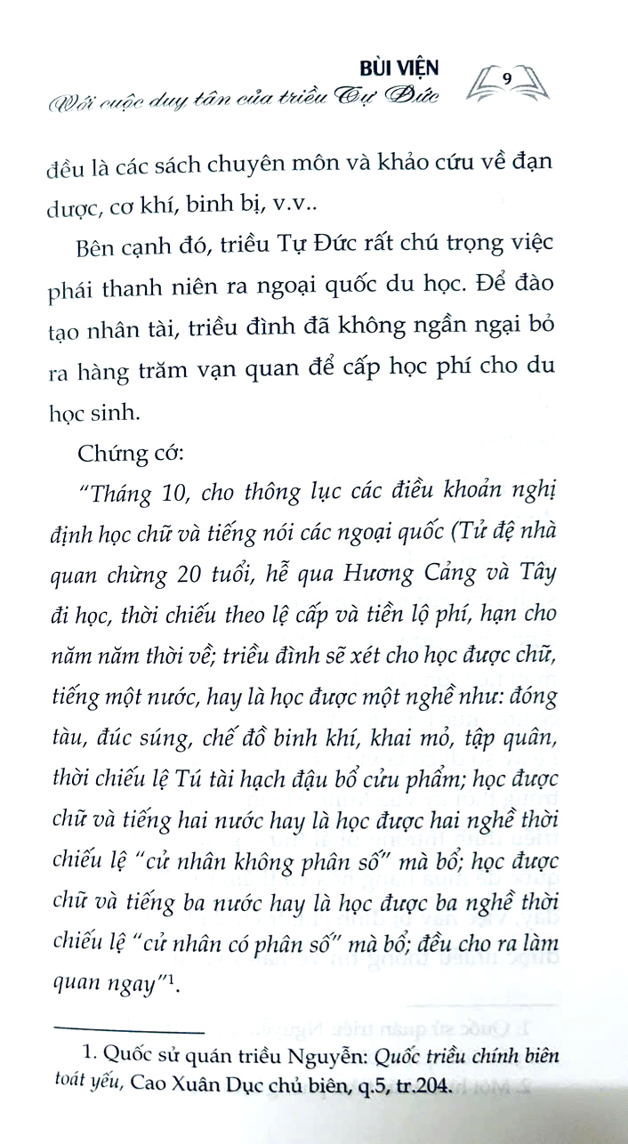 bùi viện với cuộc duy tân của triều tự đức