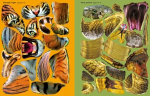 build your own deadly animals sticker book