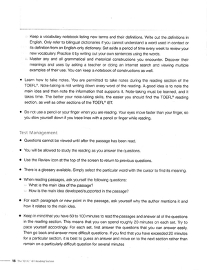 building skills for the toefl ibt - reading - kèm cd