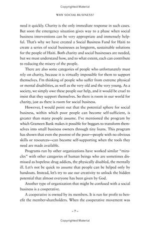 building social business: the new kind of capitalism that serves humanity's most pressing needs