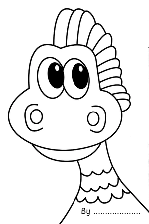 bumper dinosaur colouring