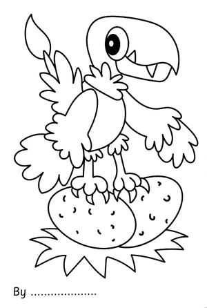 bumper dinosaur colouring