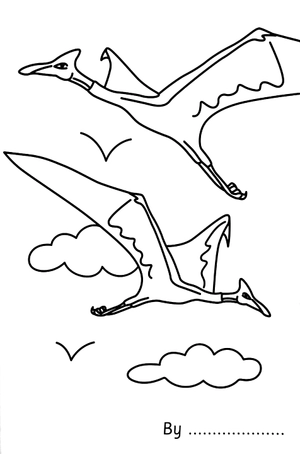 bumper dinosaur colouring