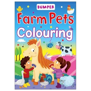 bumper farm pets colouring