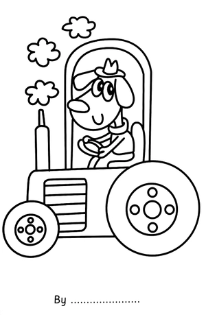 bumper farm pets colouring